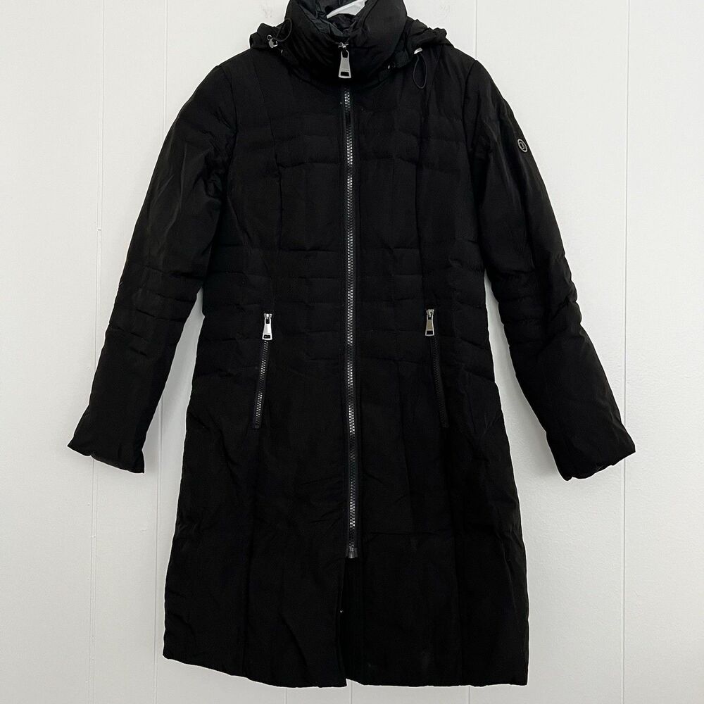 Calvin Klein Classic Full Length Double-Lined Down Puffer Jacket Coat Women's XS
